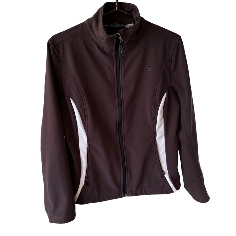 Snozu Womens Fleece All Weather Brown Performance Winter Ski Jacket Size M